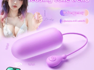 Sweet Core Remote Control Vibrating Egg - Candy-Themed Wireless Vibe for Couples (Light Pink)