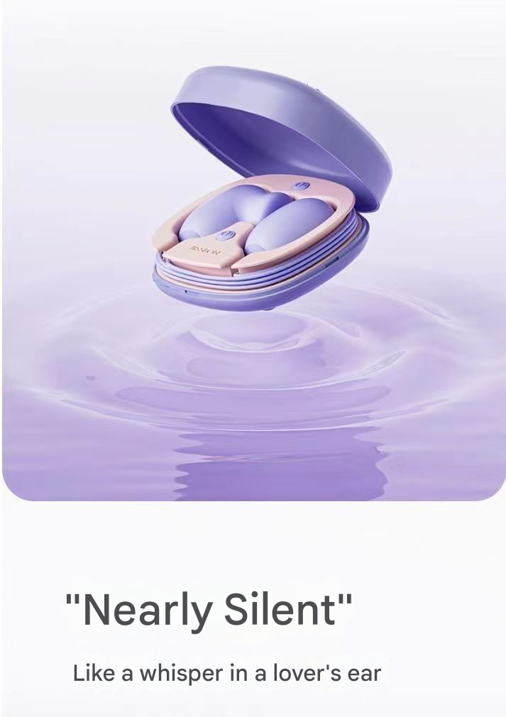 杰士邦Softoy系列小粉饼双线跳蛋 吮吸震动款