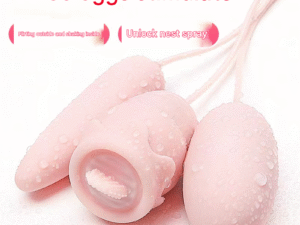 Moji 'Honey Tide' 3-in-1 Stimulator Set - Tongue Licker with Dual Vibrating Eggs (USB Powered)