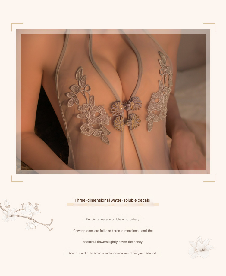 霏慕古典旗袍6934 灰