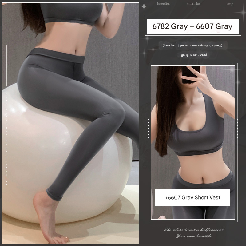 霏慕瑜伽裤6782 灰