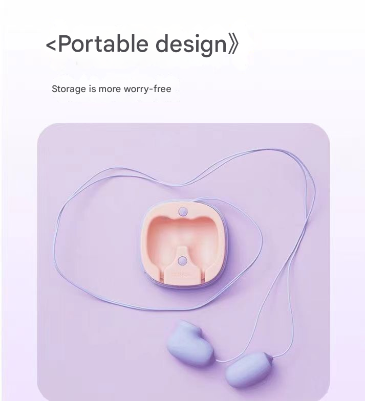 杰士邦Softoy系列小粉饼双线跳蛋 吮吸震动款