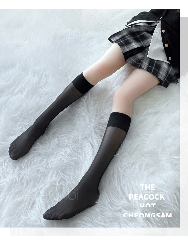 霏慕中筒丝袜7230 黑【简包】