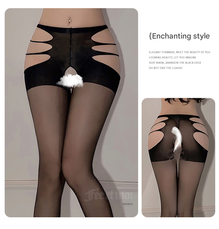 霏慕连裤丝袜7306 黑