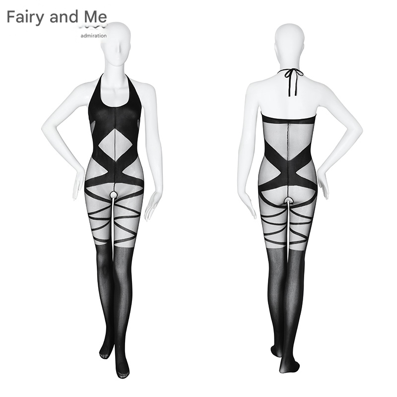 霏慕连身丝袜7579 黑