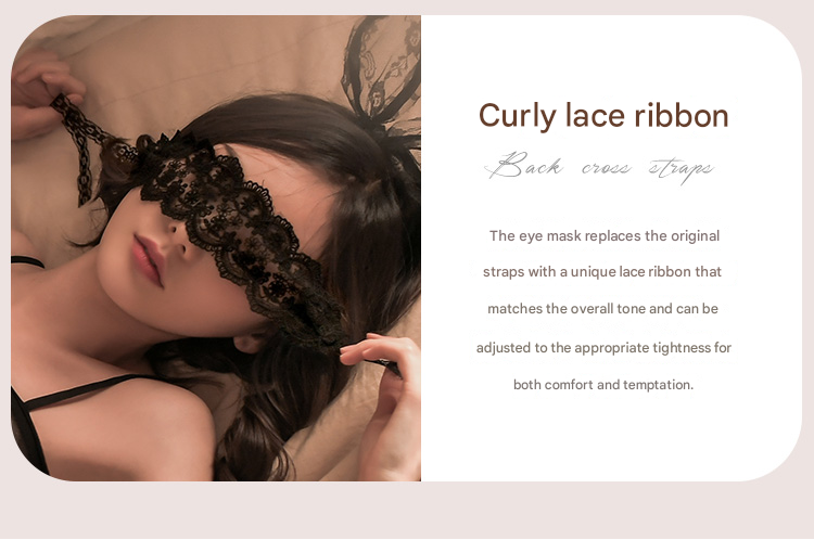 霏慕蕾丝眼罩7687黑