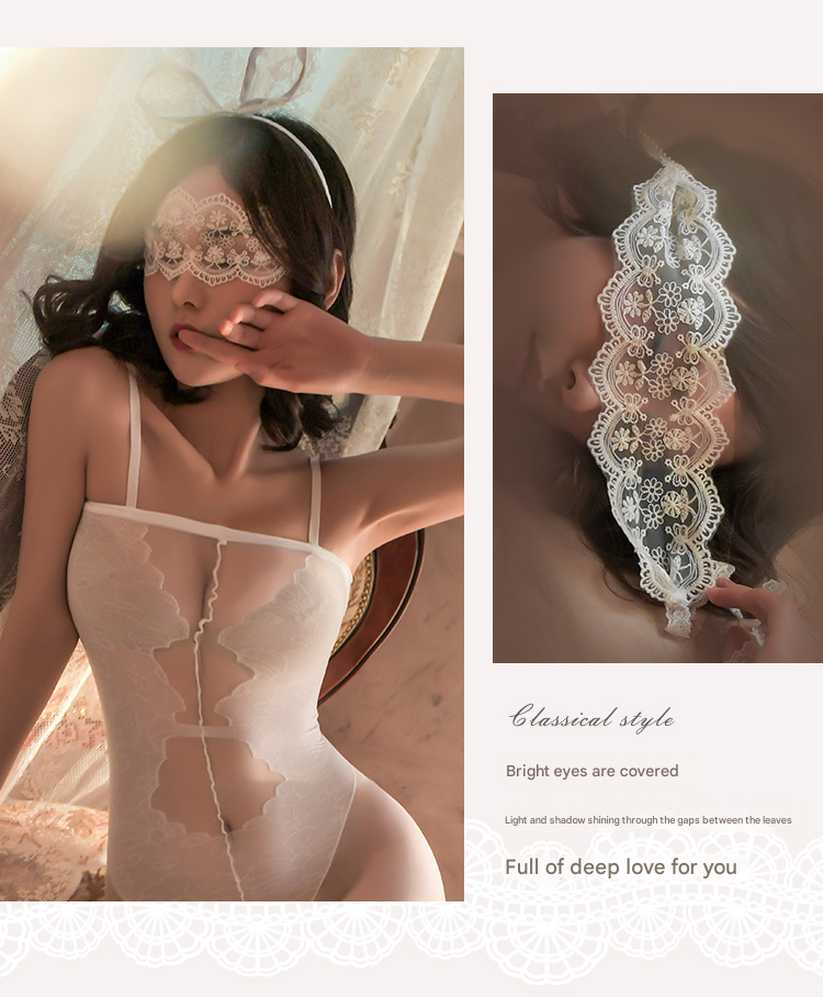 霏慕蕾丝眼罩7687黑