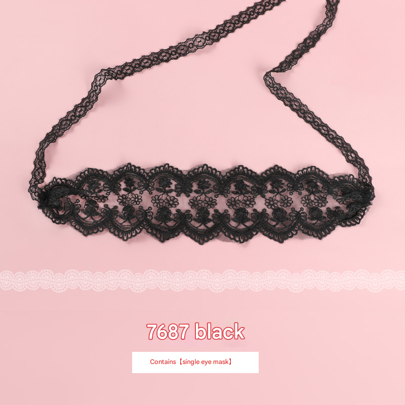 霏慕蕾丝眼罩7687黑