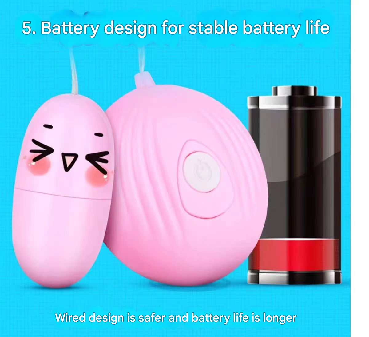 来乐小贝壳7频跳蛋 粉色