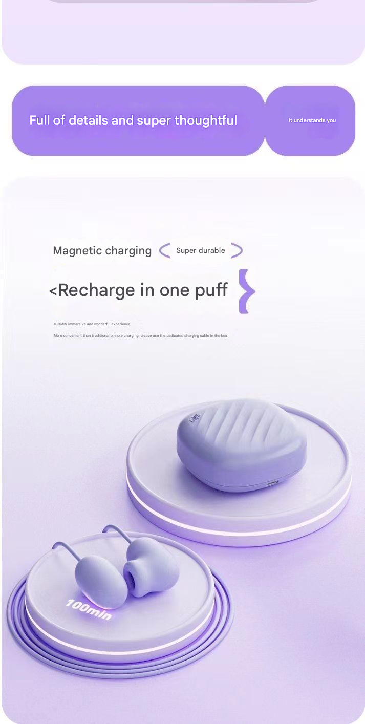 杰士邦Softoy系列小粉饼双线跳蛋 吮吸震动款