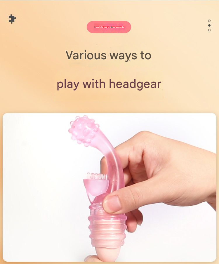 谜姬蜜潮跳蛋USB-舌舔三跳-粉