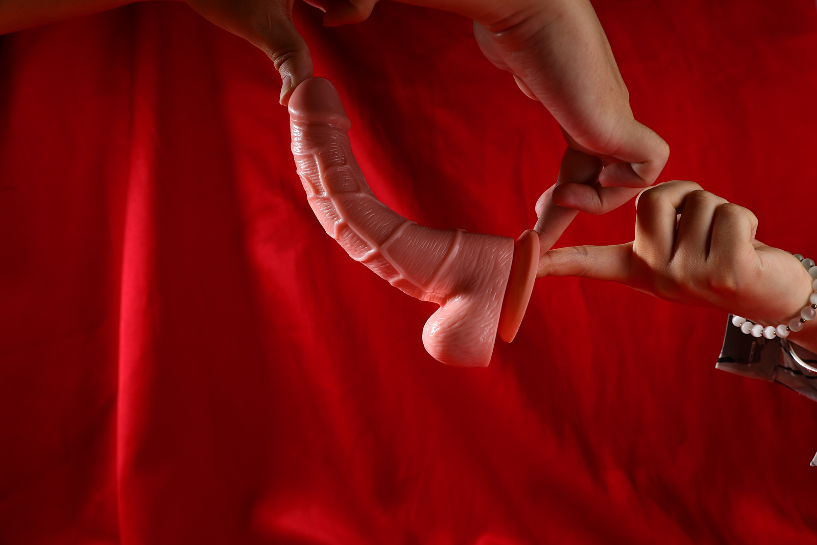 谜姬筋爆龙根手指阳具-中号