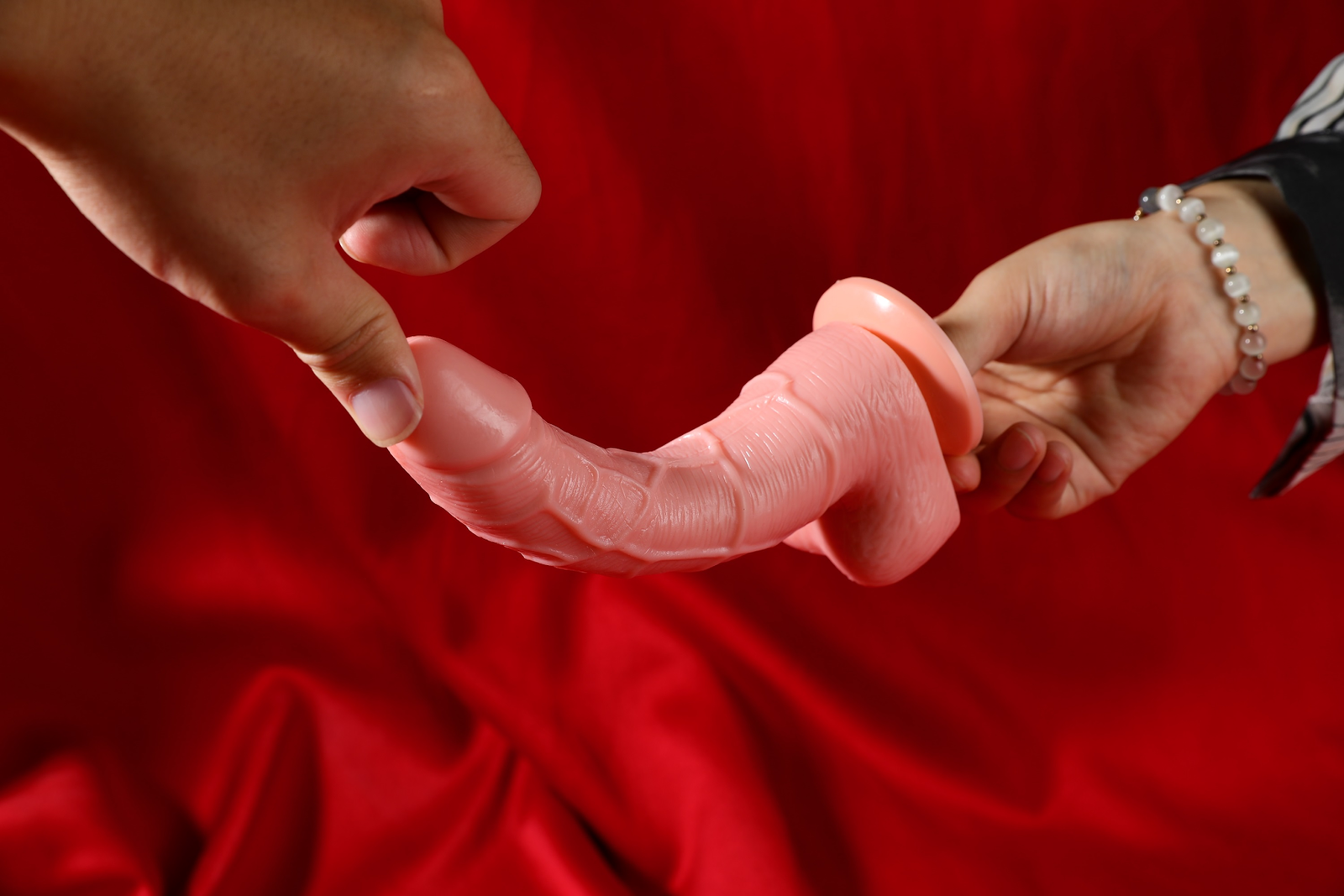 谜姬筋爆龙根手指阳具-中号