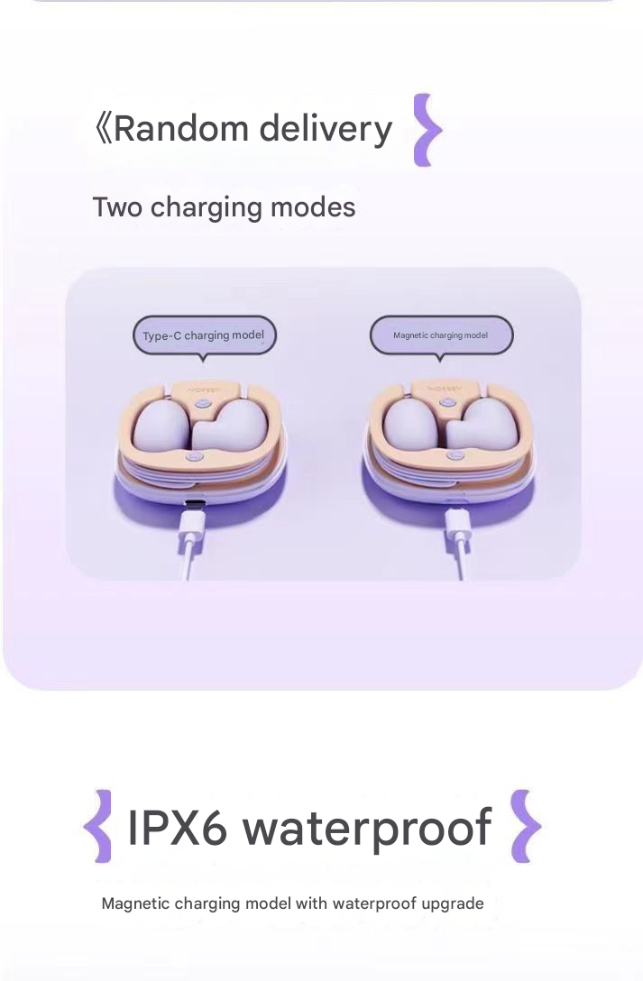 杰士邦Softoy系列小粉饼双线跳蛋 吮吸震动款