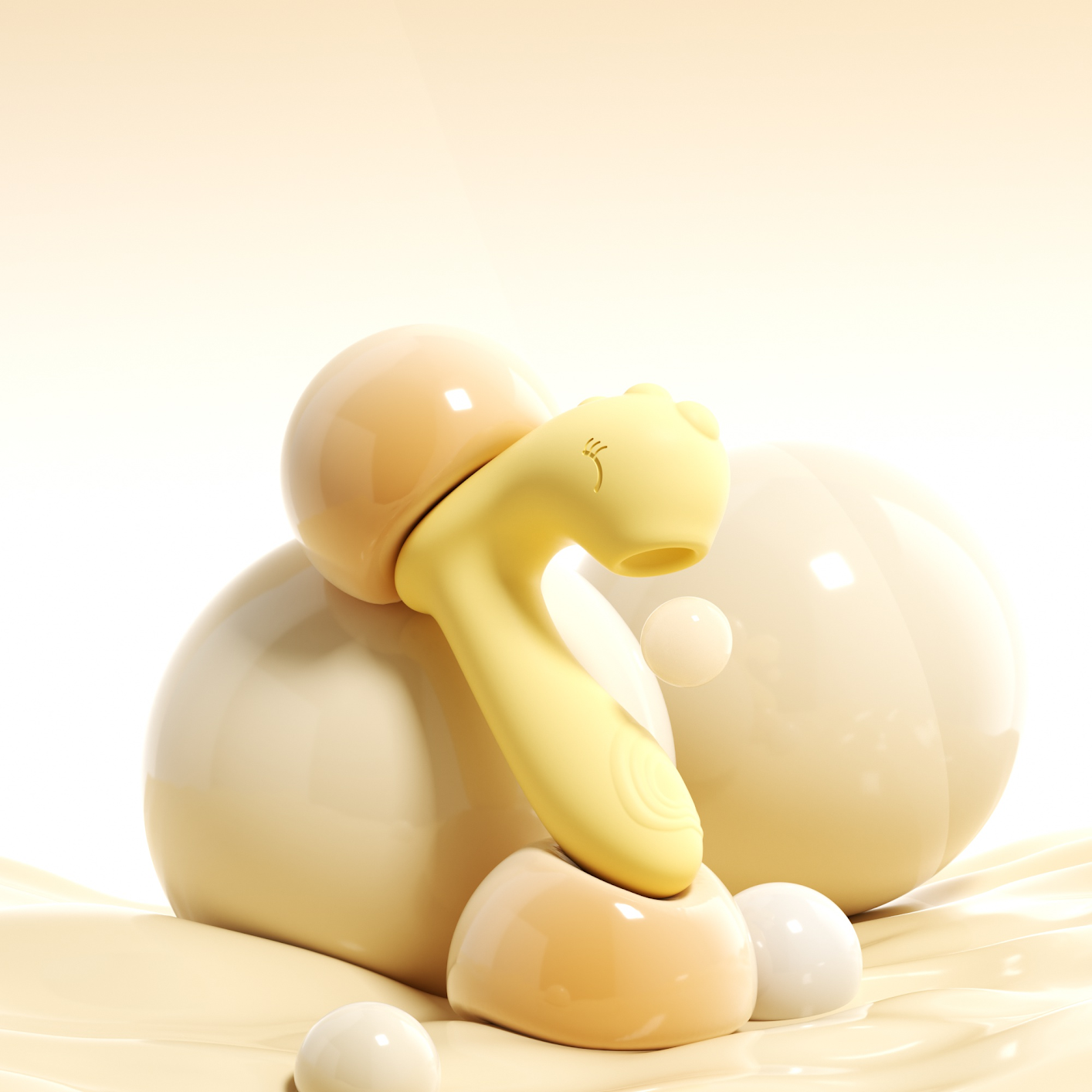 谜姬啵啵龙小程序-吮吸震动-柠檬黄