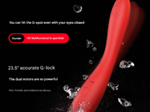 Leten 2-in-1 Suction & G-Spot Vibrator - Dual Stimulation Sex Toy with Clitoral Sucker & Rabbit Vibe