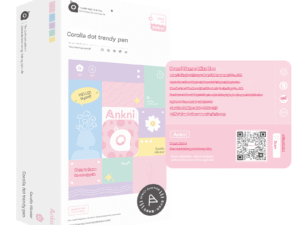 Moji 'Flower Crown' Pinpoint Vibrator Pen - Precise Clitoral & Nipple Stimulator (Soft Pink)