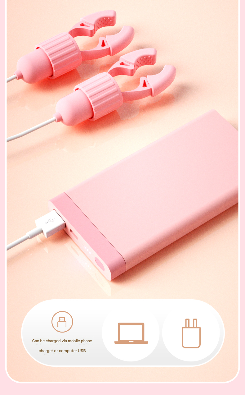 来乐乳夹+舌舔蛋(USB款)