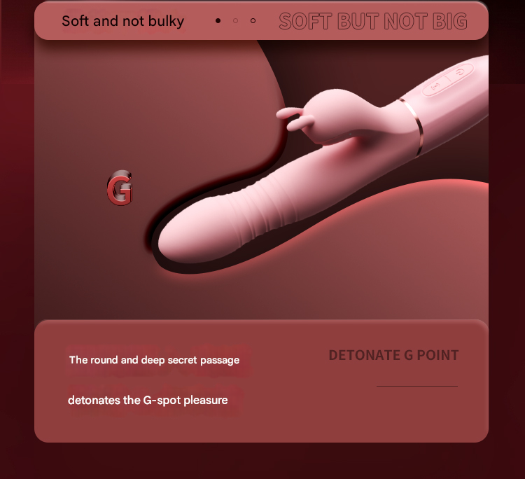 谜姬怡悦吮吸棒伸缩款-蜜桃粉