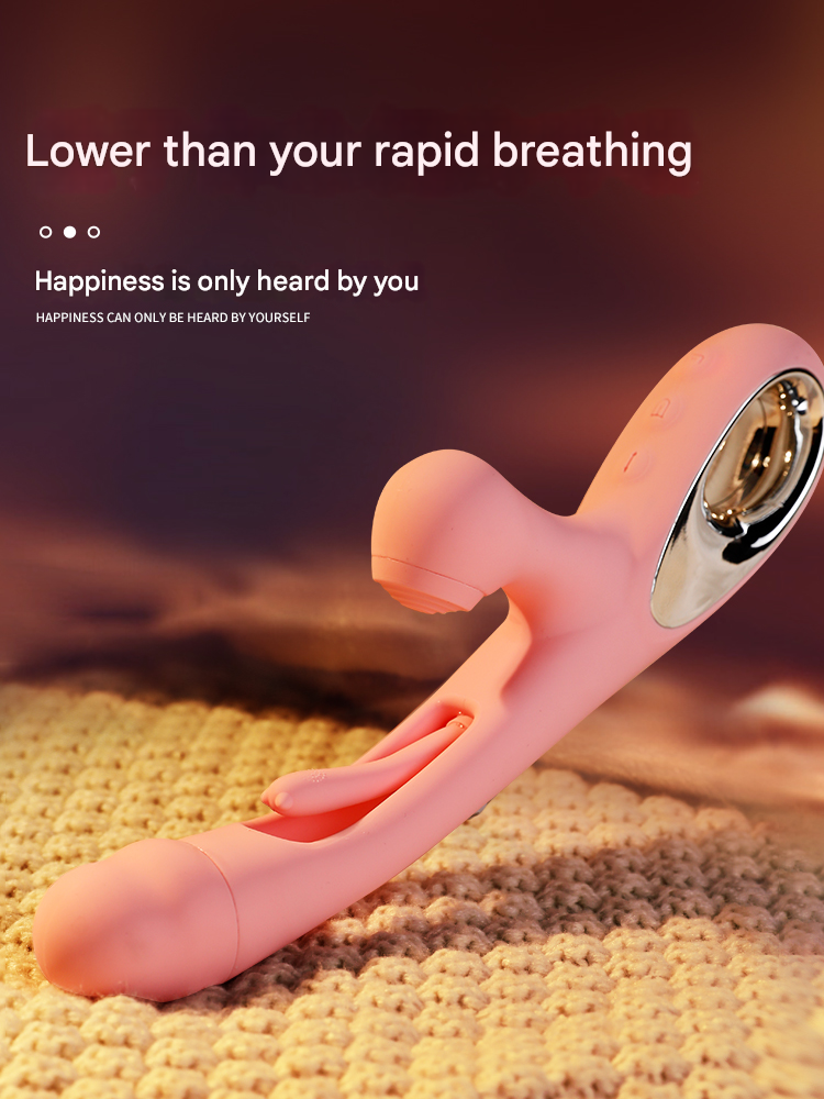 谜姬摇摆浪舌震动棒拍打款-粉色