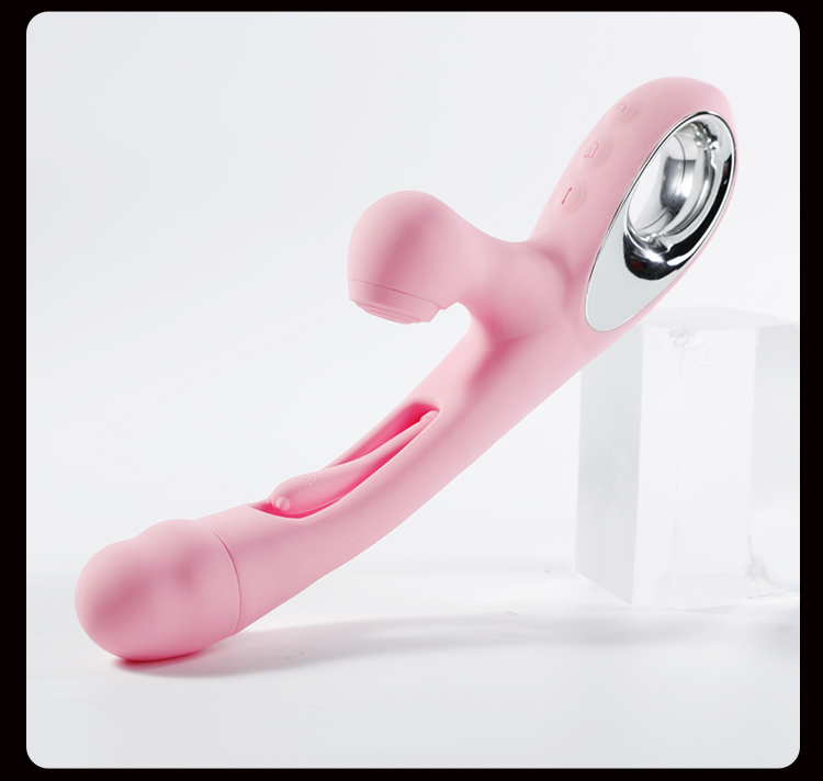 谜姬摇摆浪舌震动棒拍打款-粉色