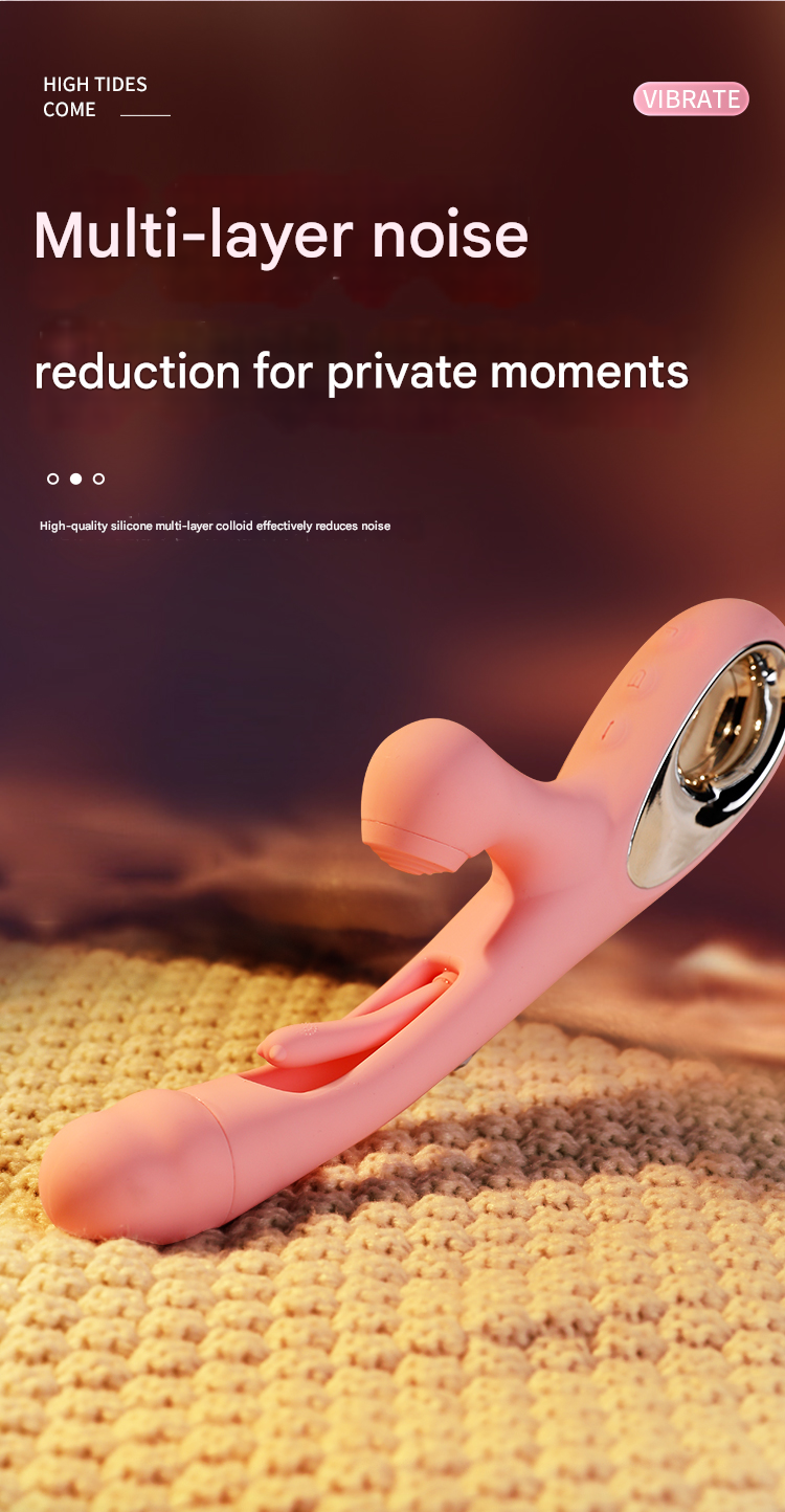 谜姬摇摆浪舌震动棒拍打款-粉色