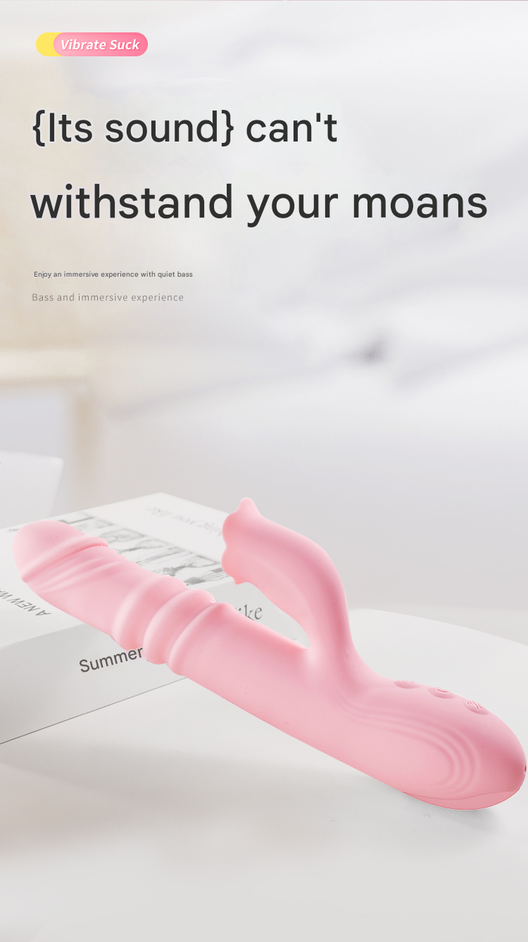 谜姬欢趣棒舌舔伸缩款-粉