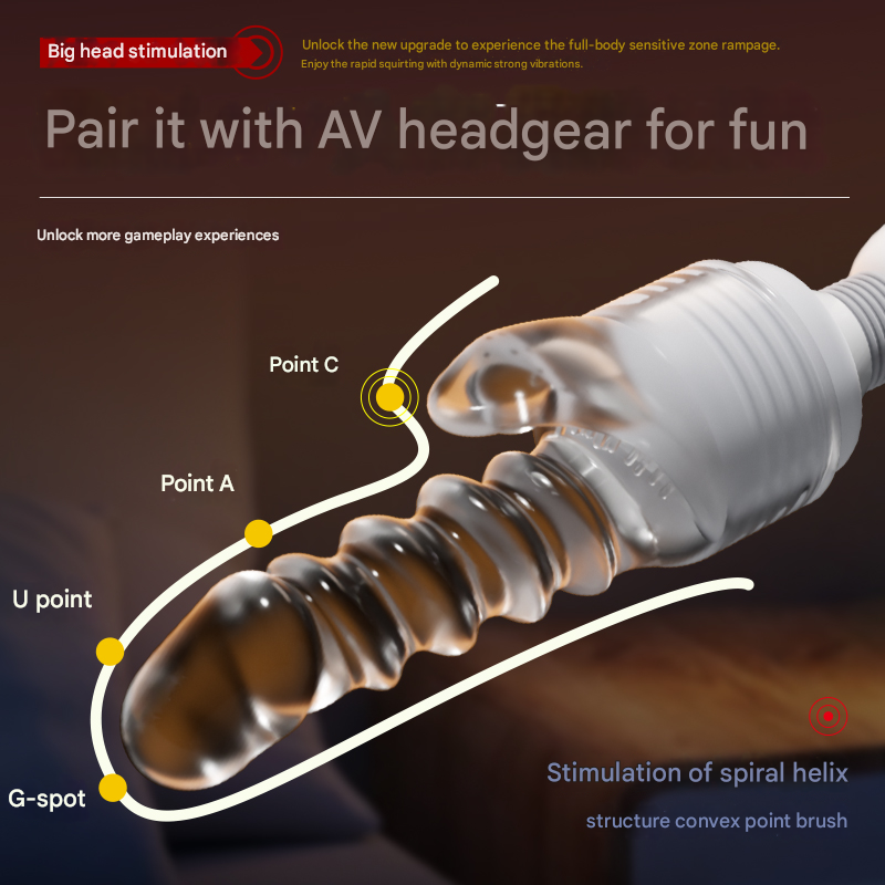 谜姬爱潮AV棒极光白-震动款