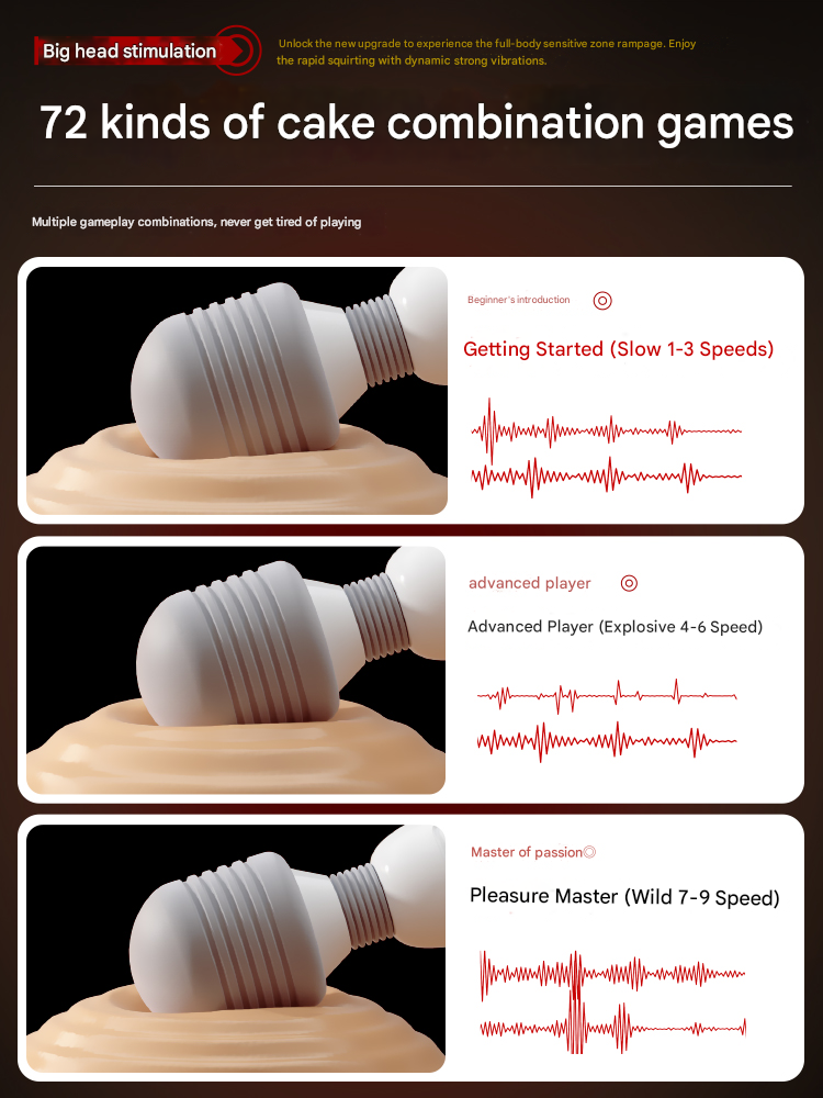 谜姬爱潮AV棒极光白-震动款