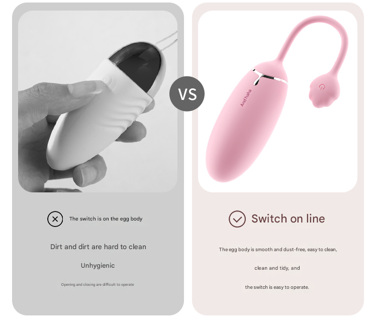 谜姬绵绵跳蛋蜜桃粉-遥控款