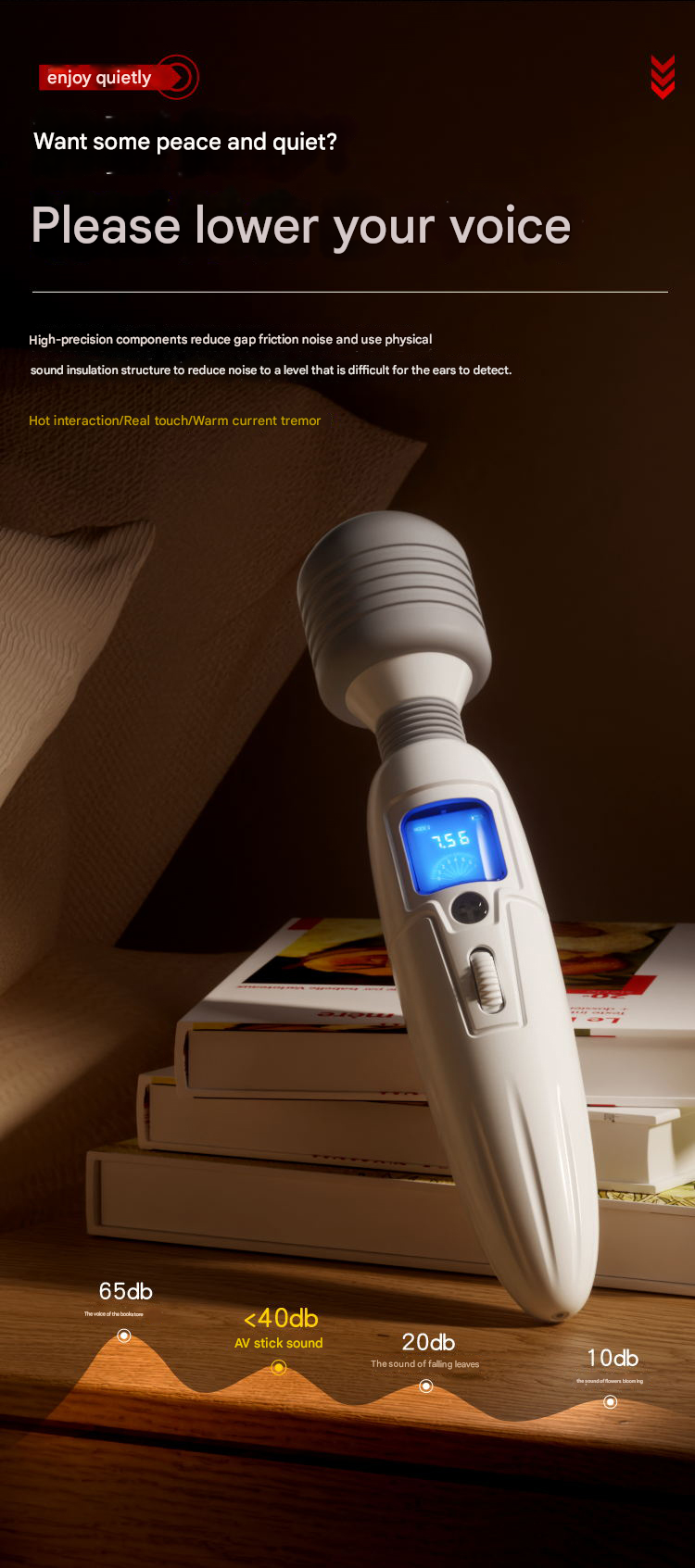 谜姬爱潮AV棒极光白-震动款