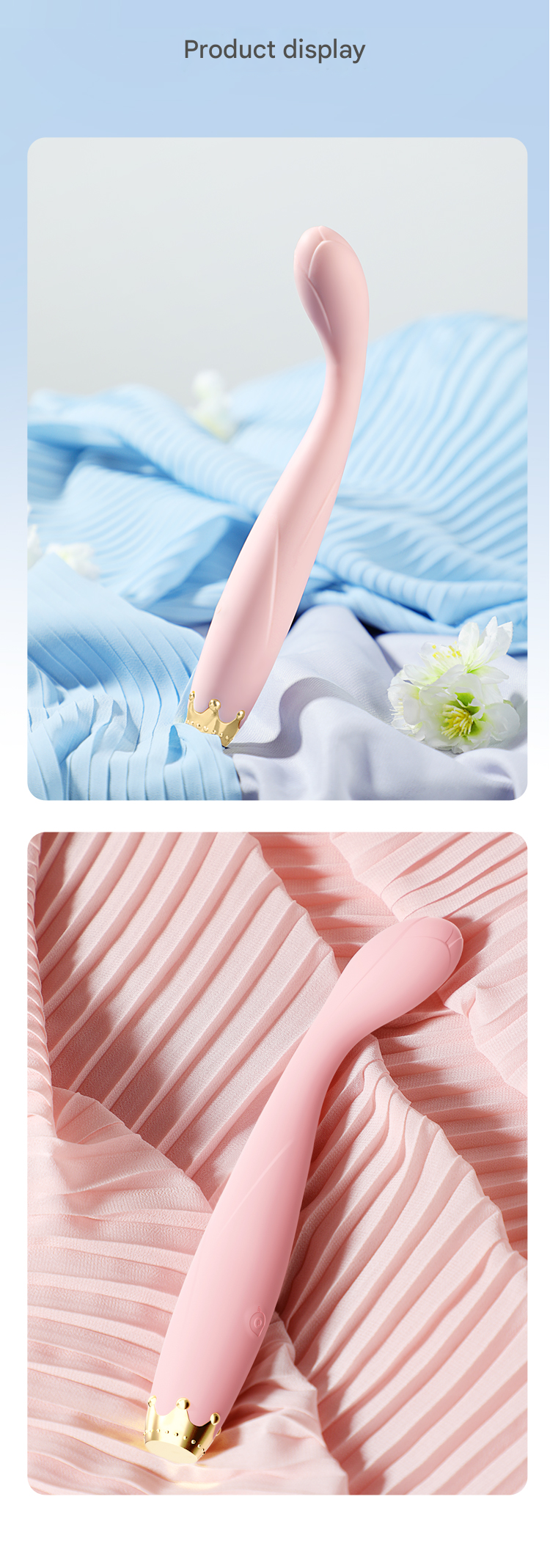 谜姬花冠点潮笔震动款-软萌粉