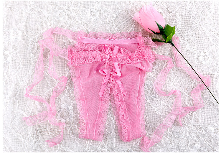 霏慕丁字裤玫瑰花内裤7126