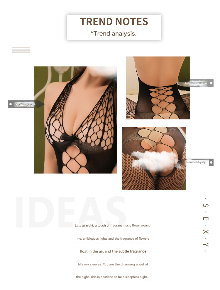 霏慕情趣深V开档性感7560