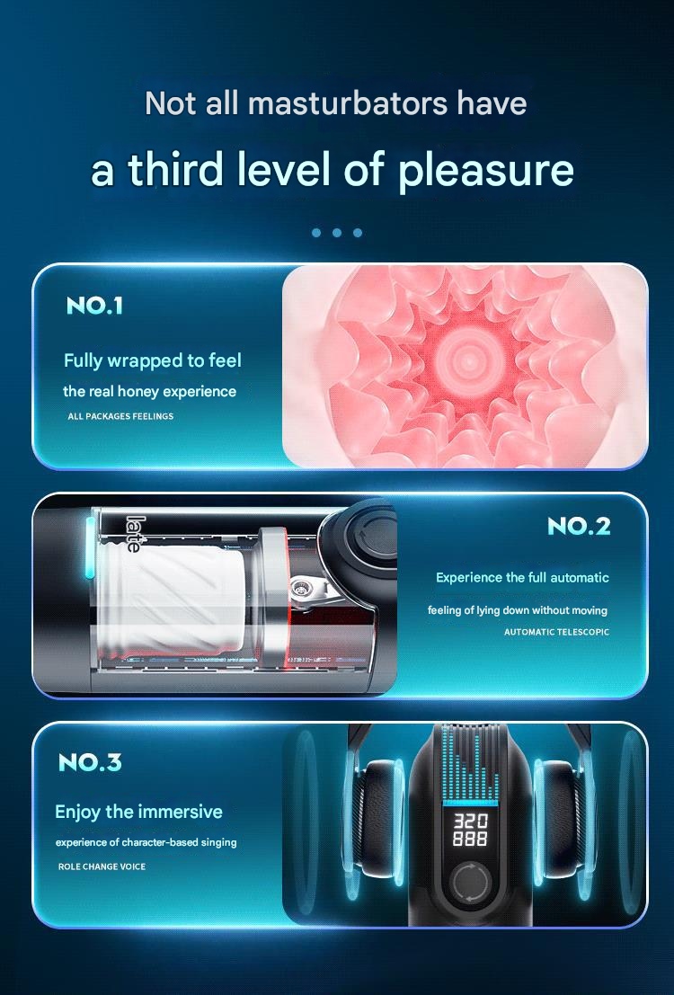 雷霆leten九浪黑洞pro飞机杯 带耳机