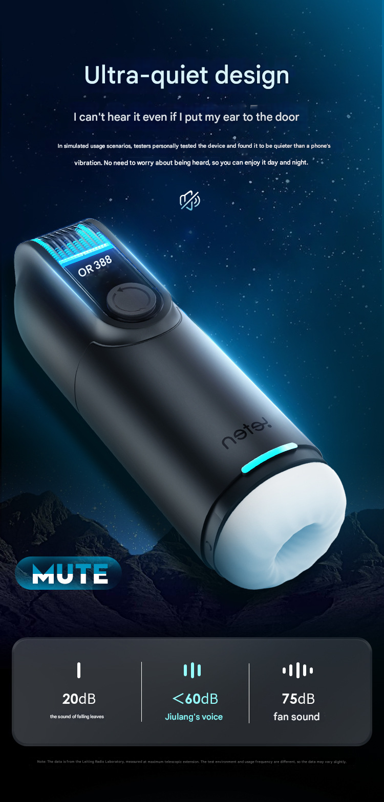 雷霆leten九浪黑洞pro飞机杯 带耳机