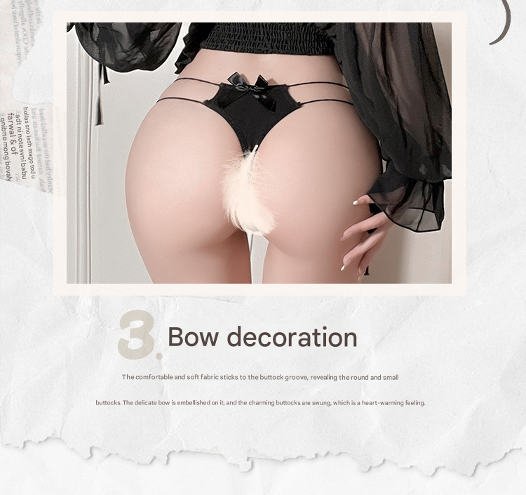 霏慕T字裤女士内裤7130