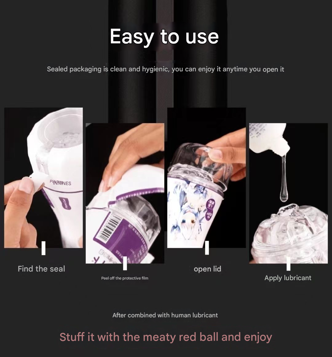 涩妞妞透明飞机杯冷艳女神