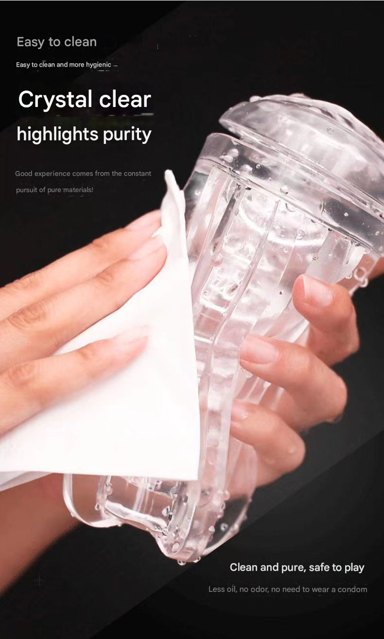 涩妞妞透明飞机杯异域射肛