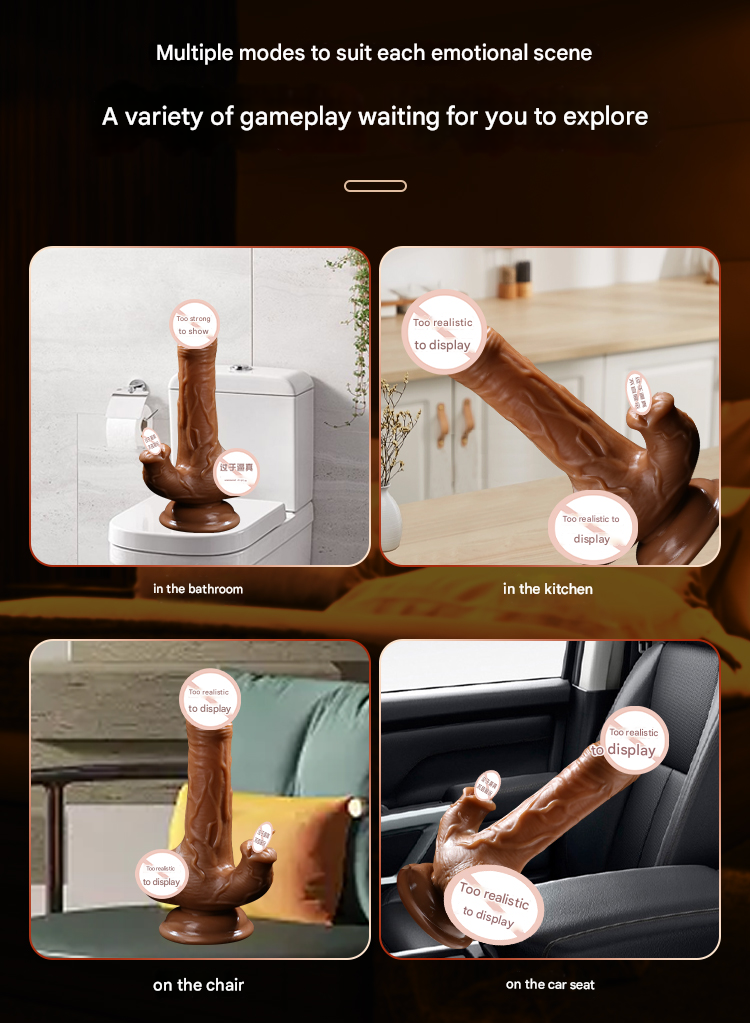 谜姬舔蜜蜜-大舌头款无线伸缩摇摆震动加温舌舔