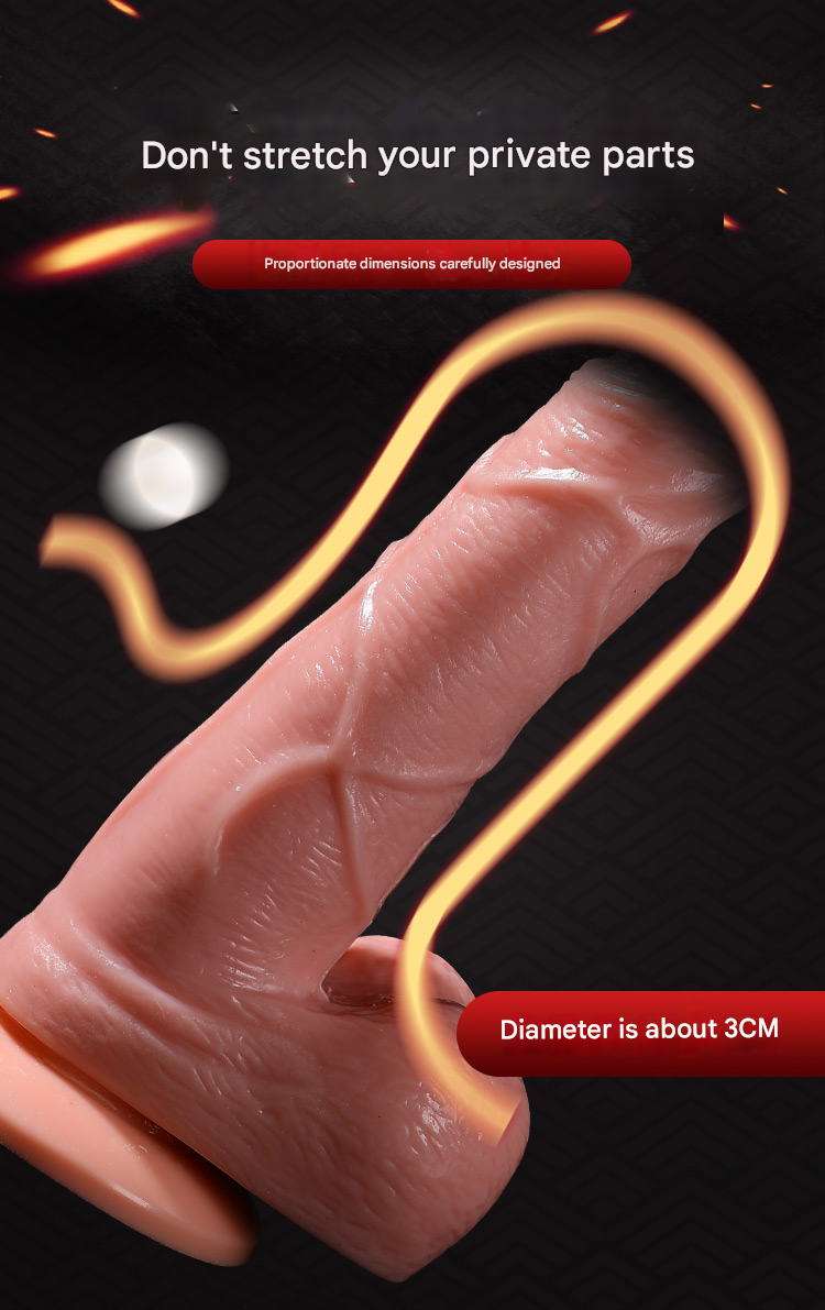 谜姬筋爆龙根手指阳具-中号