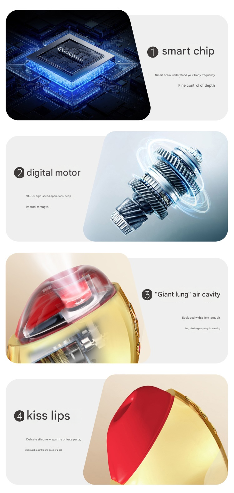 雷霆leten·觅蜜吮吸按摩器