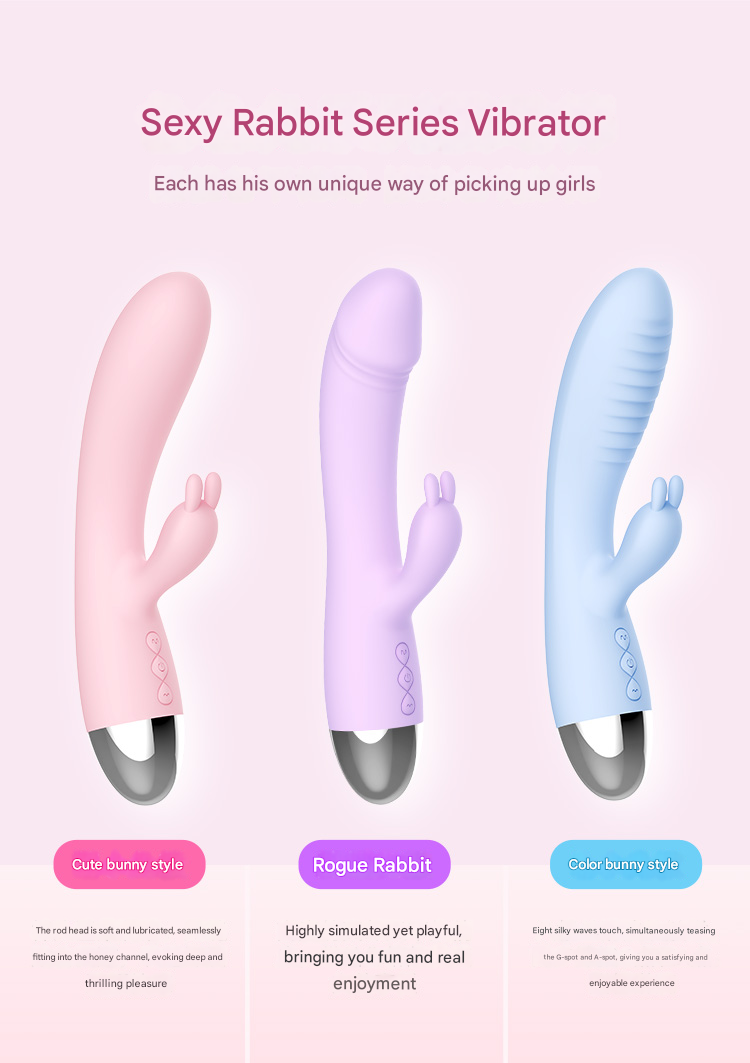 雷霆leten色色兔系列震动棒（充电款）