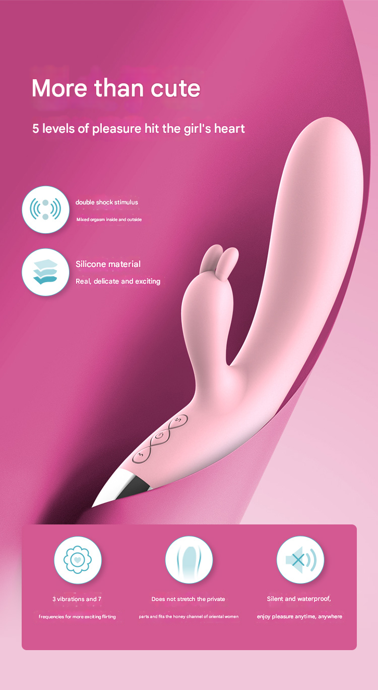 雷霆leten色色兔系列震动棒（充电款）