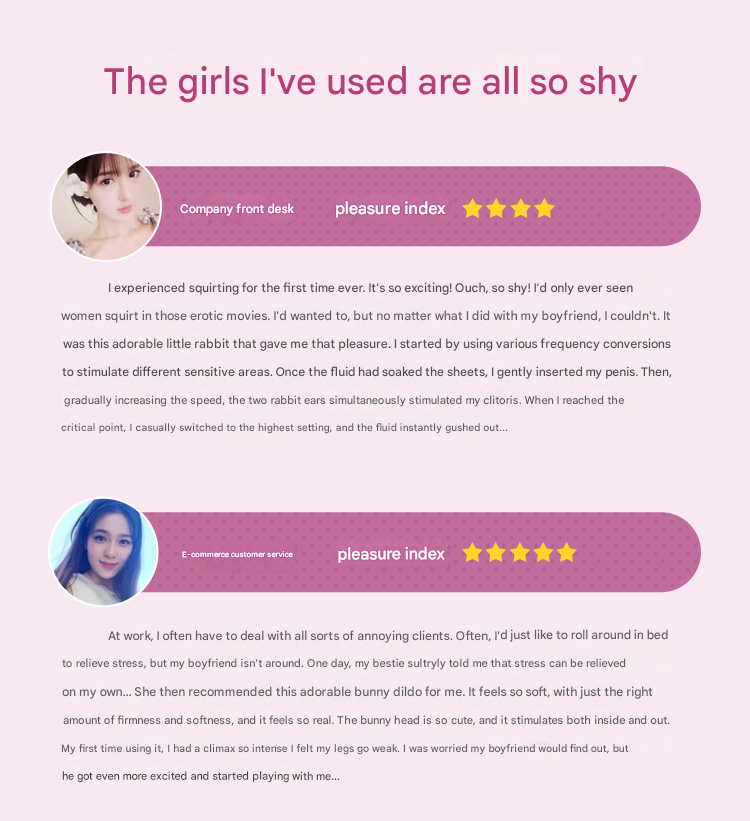 雷霆leten色色兔系列震动棒（充电款）