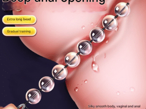 Moji Mini Crystal Anal Beads - Beginner-Friendly Anal Plug Chain for Gradual Entry