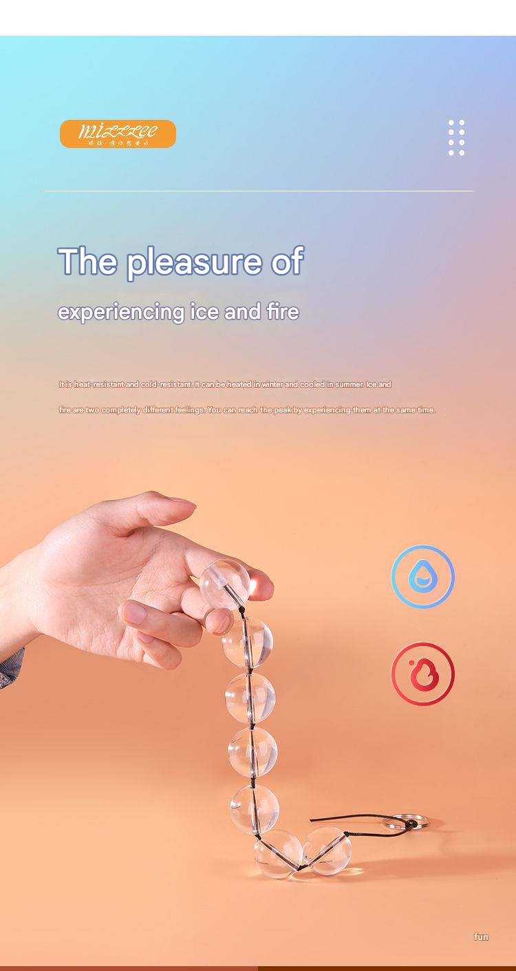 谜姬水晶后庭拉珠迷你号