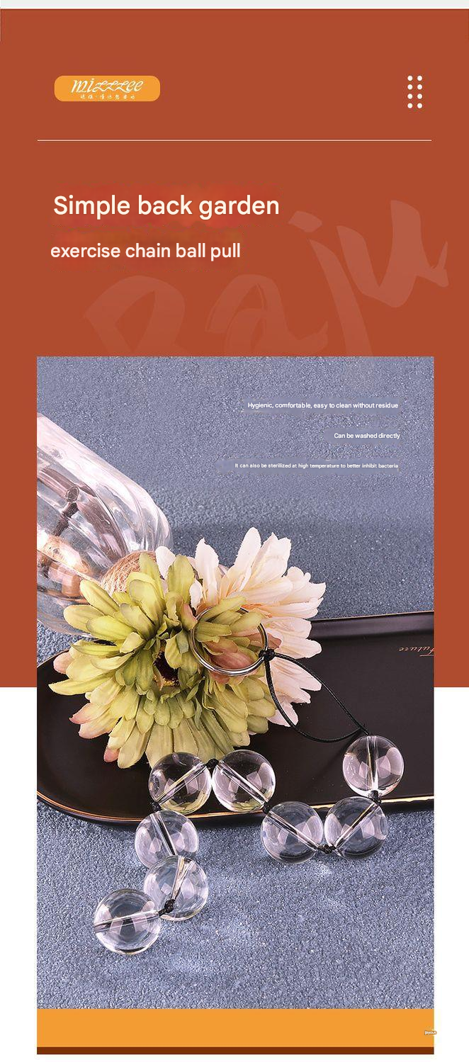 谜姬水晶后庭拉珠迷你号