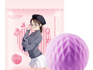 Moji 'Q-Ball' Mini Vibrating Egg - Cute & Simple Bullet Vibe for Beginners (Purple)