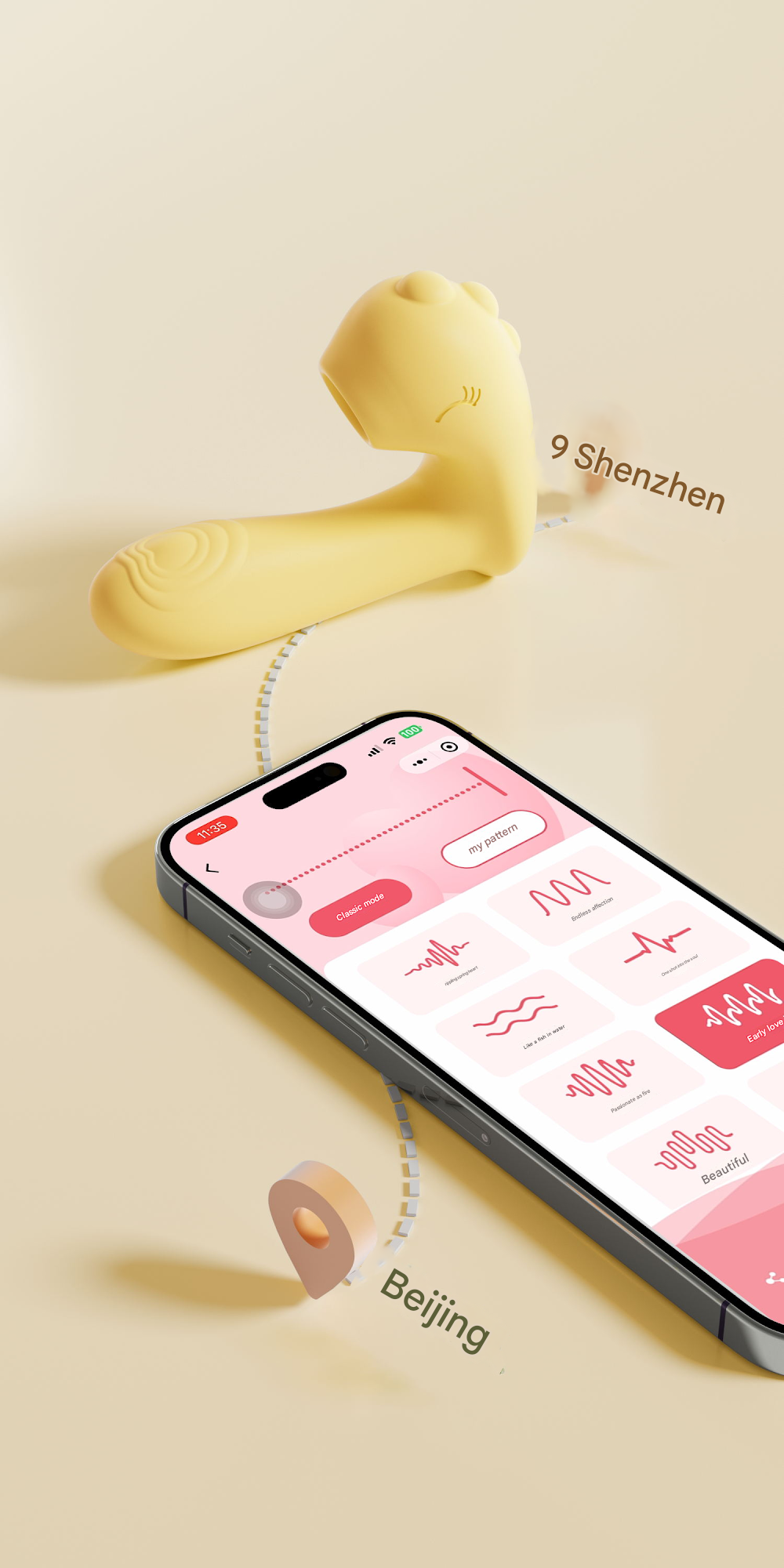 谜姬啵啵龙小程序-吮吸震动-柠檬黄